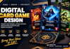 design a custom digital card game and create unique cards