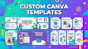 design custom canva graphics and social posts