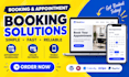 build a booking website with online appointment scheduling and reservations