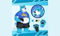 create a furry reference sheet and fursona character design