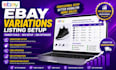 ebay variations listing setup parent child sku specific ebay dropshipping seo
