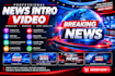 create a breaking news intro