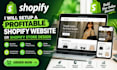 setup profitable shopify website or shopify store design