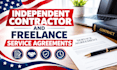draft independent contractor and freelance service agreements