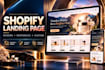 design a high converting shopify landing page