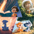 illustrate a professional cartoon book cover