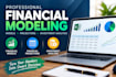 draft detailed financial models, projections and investment analysis reports