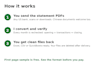 convert your bank statements to excel with balance verification