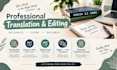translate and proofread articles, documents, and websites