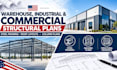 create warehouse, industrial and commercial structural plans