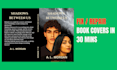 fix error, modify, resize, edit, ebook cover, KDP cover, design book cover