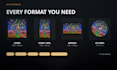 design a psychedelic album cover, spotify and apple ready