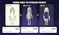 create a custom 3d vtuber avatar, rigged and ready to stream