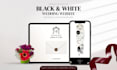 design an luxury canva wedding website