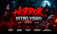 create a cinematic horror intro video