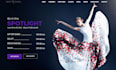design wix dance studio website ballet school dance academy choreography website