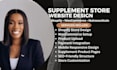 build a supplement store shopify supplement website or nutraceutical ecommerce