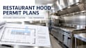 restaurant hoods permit plans kitchen ventilation autocad drawings