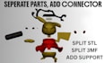 split stl files cut and key models for bambu lab multicolor 3d printing