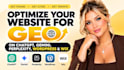 optimize your website for GEO on chatgpt, gemini, perplexity, wordpress, wix