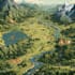 do fantasy world map illustration dnd campaign