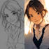 anime and manga character illustration