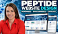 fda peptide website deisgn peptide website woocommerce peptide website store
