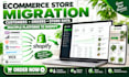 migrate woocommerce customer and historical orders to shopify migration with SEO