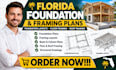 design florida residential foundation plans and framing drawing layouts
