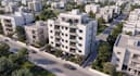 render modern apartment building from architect 2d plan, house refurbish render