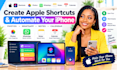 create apple shortcuts to automate iphone photos whatsapp notes and calender
