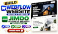build webflow website design and redesign jimdo business website development
