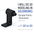 do 3d modeling in solidworks and 2d to 3d conversion