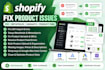 fix shopify simprosys google merchant center feed errors and product sync