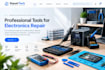 design electronics repair tools shopify soldering technical equipment website
