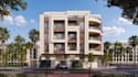 cgi architecture visualization, building exterior design, house interior render