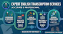 do audio and video transcription
