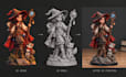 do digital 3d sculpting by professional 3d artist