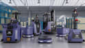 create 3d industrial animation robotic warehouse automation conveyor system