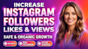 increase followers on social media organic