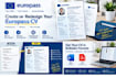 create or edit your CV in a professional europass format