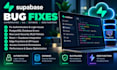 fix supabase authentication, rls and database errors