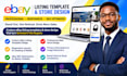 design responsive ebay listing template, ebay template, ebay seo optimized