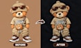 do embroidery design, digitize image for embroidery in dst pes