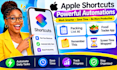 create apple shortcut packing list ai food tracker app remember this screen time