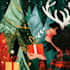 design a custom flat style christmas illustration