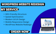 redesign your wordpress website with a modern responsive design