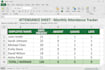 create salary sheet and attendance sheet in excel with formulas