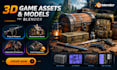 create realistic 3d game models and assets with blender