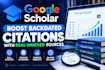 boost backdated google scholar citations with real indexed sources